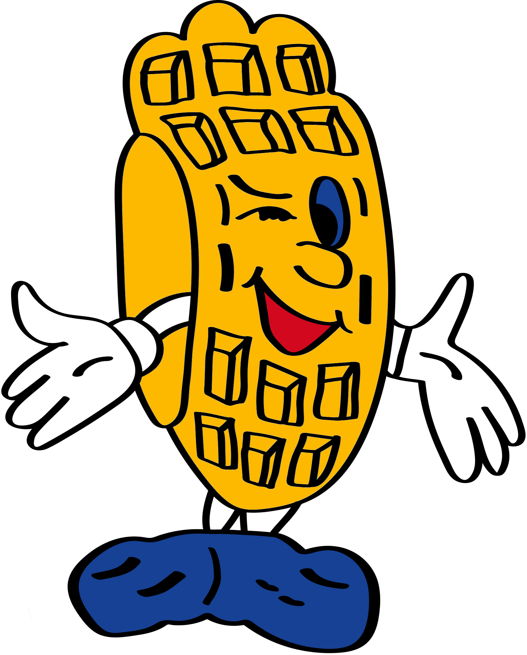 Logo van Marcs Wafels (wafelmannetje)
