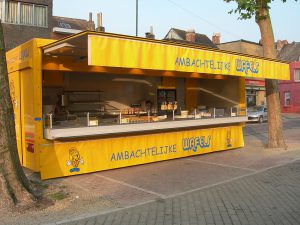 Grote marktwagen